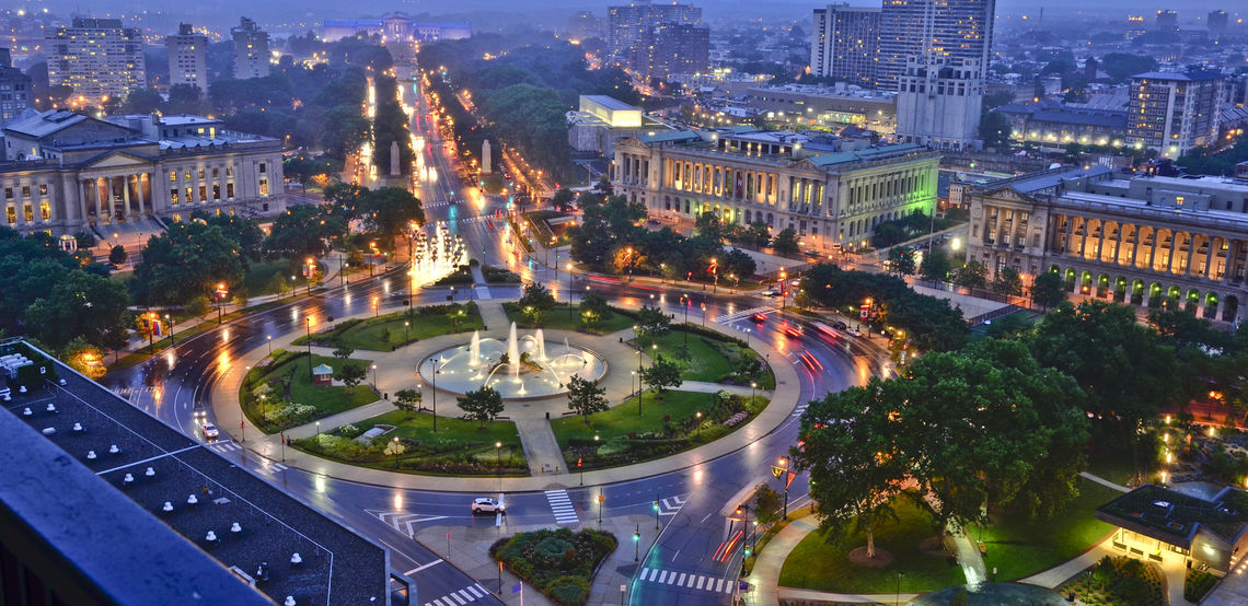 benjamin franklin parkway