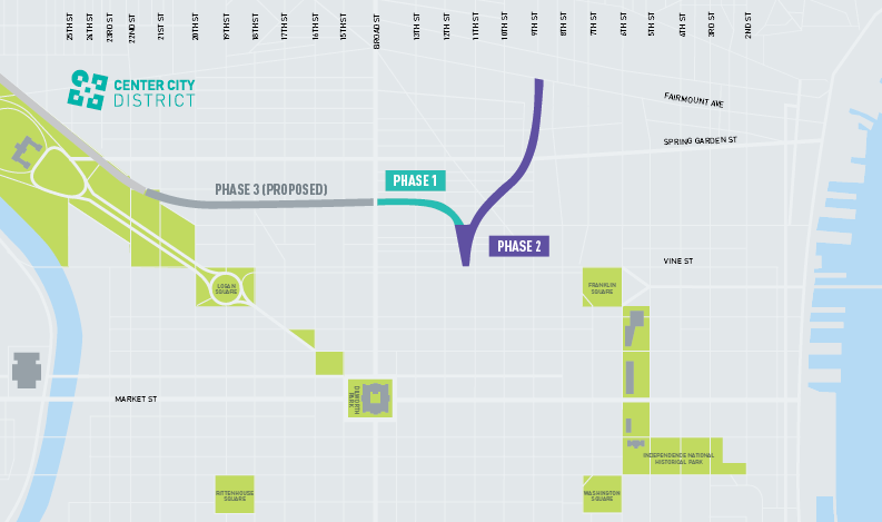 rail park phases map 2024