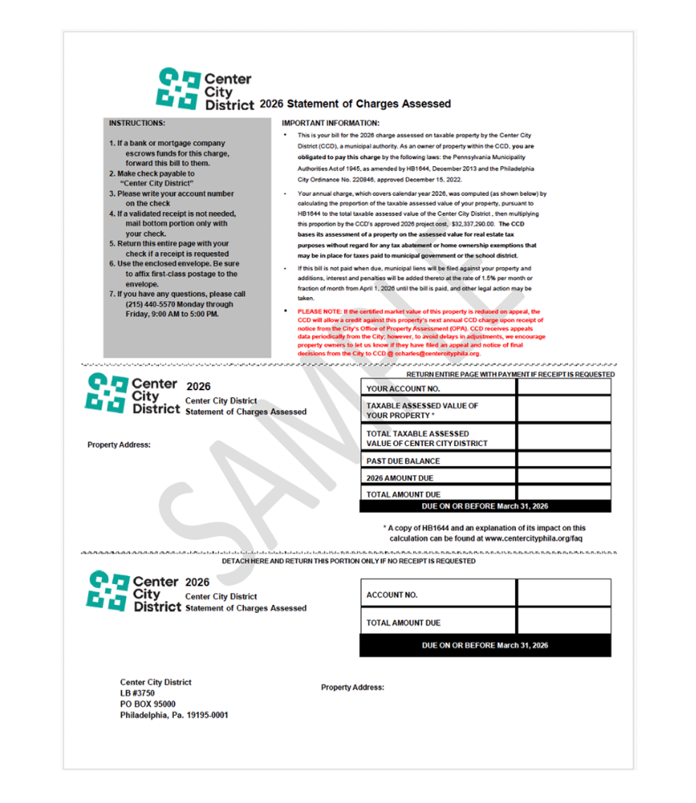 assessment invoice 2026