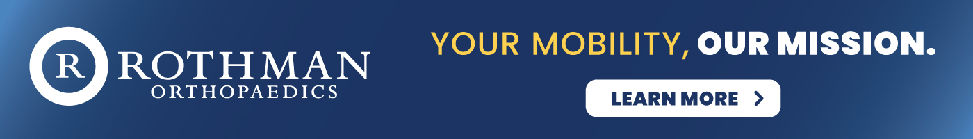 rothman orthopaedics banner - Your mbility, Our Mission. Learn more