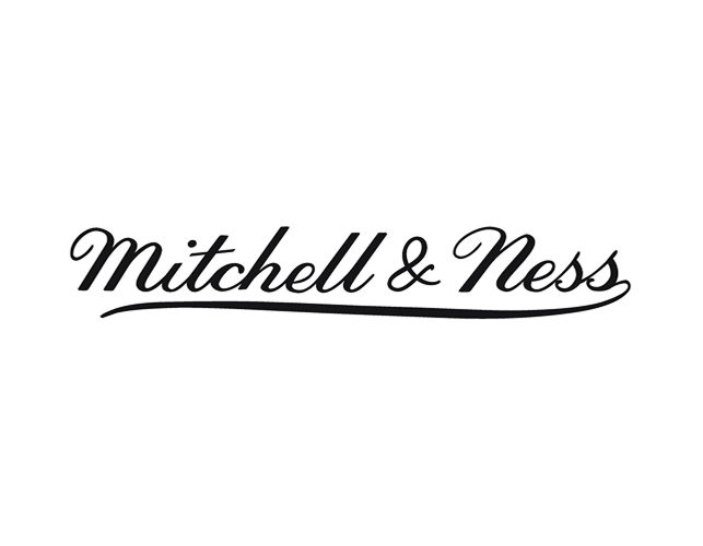 Mitchell & Ness logo in black & white