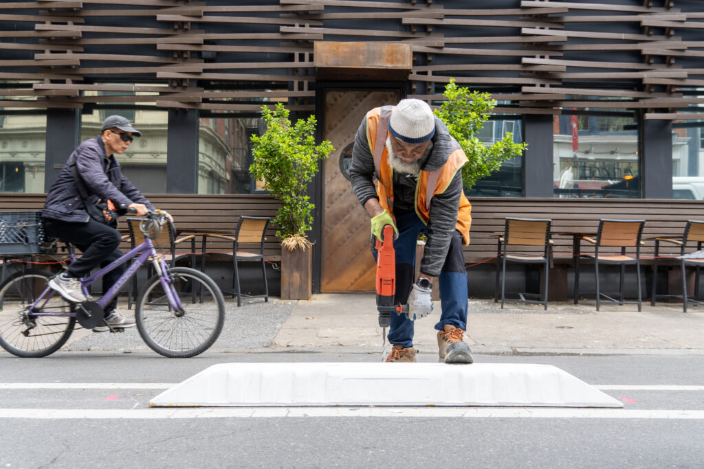 City of Philadelphia & Center City District Unveil Upgrades for the 13th Street Bike Lane