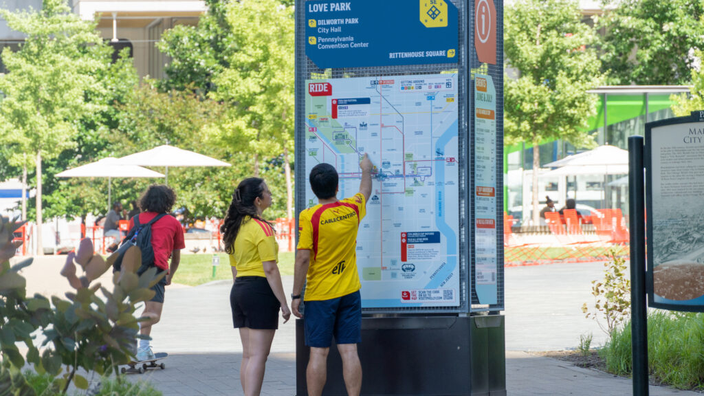 Center City District Debuts New Wayfinding for FIFA & Beyond